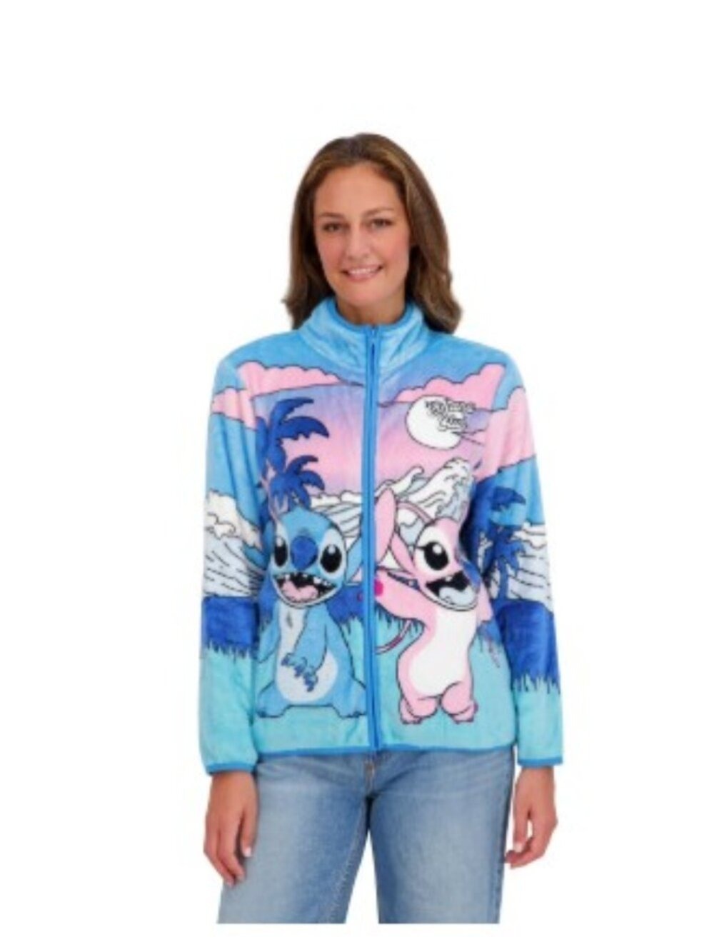 Women's Character Scenic Jacket Disney Stitch Multiple Sizes